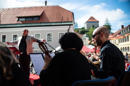 S soncem obsijan drugi festivalski dan 50. Dnevov narodnih noš in oblačilne dediščine v Kamniku (14)